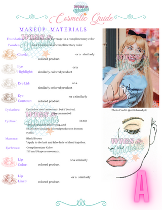 Alice Inspired Makeup Guide | Digital Download