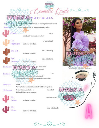 Guide de maquillage inspiré d'Isabela Madrigal | Téléchargement numérique
