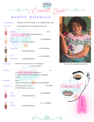 Mirabel Madrigal Inspired Makeup Guide | Digital Download