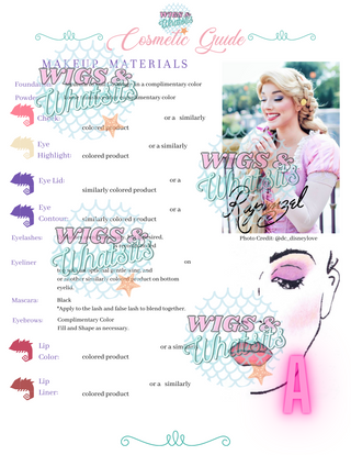 Guide de maquillage inspiré de Raiponce | Téléchargement numérique